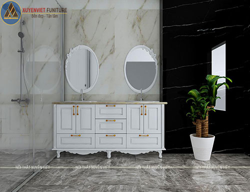 mẫu tủ chậu phòng tắm, phòng toilet Xuyên Việt 4
