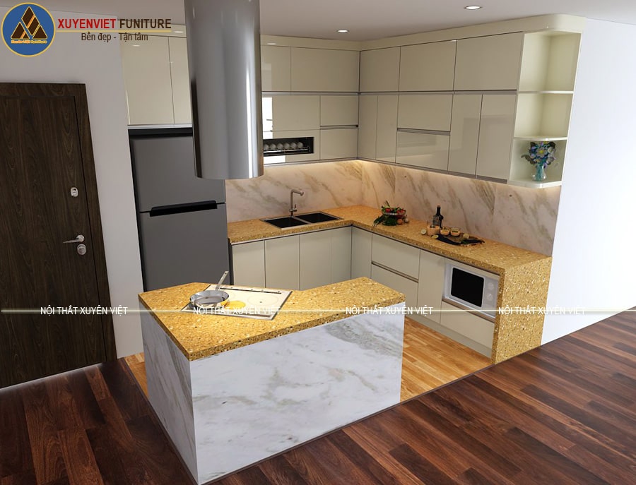 Thiết kế nội thất phòng bếp của biệt thự hiện đại – Future Home – Future  Home