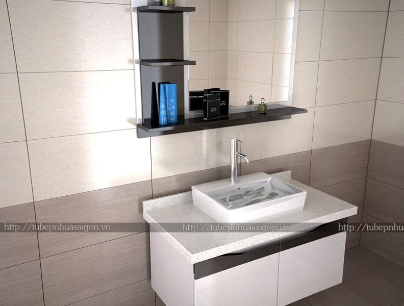 Tủ lavabo nhựa cao cấp vừa đẹp lại bền XVL519