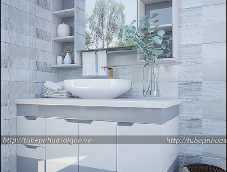   
          Mẫu tủ chậu lavabo Xuyên Việt cho phòng tắm sáng đẹp