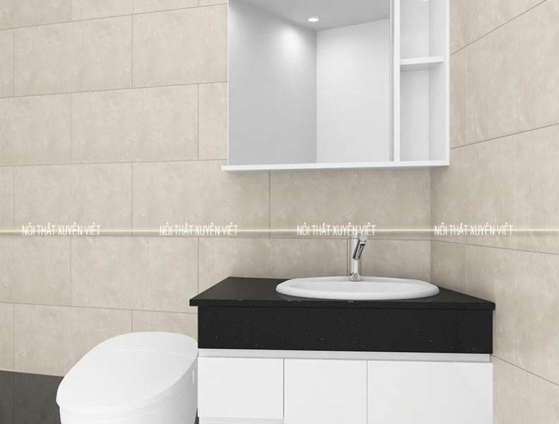   
          Tủ lavabo nhựa treo hiện đại với kiểu dáng thanh lịch XVL772 