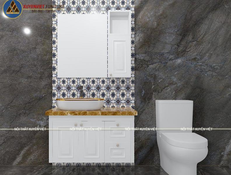   
          Tủ lavabo hiện đại treo tường XVL836