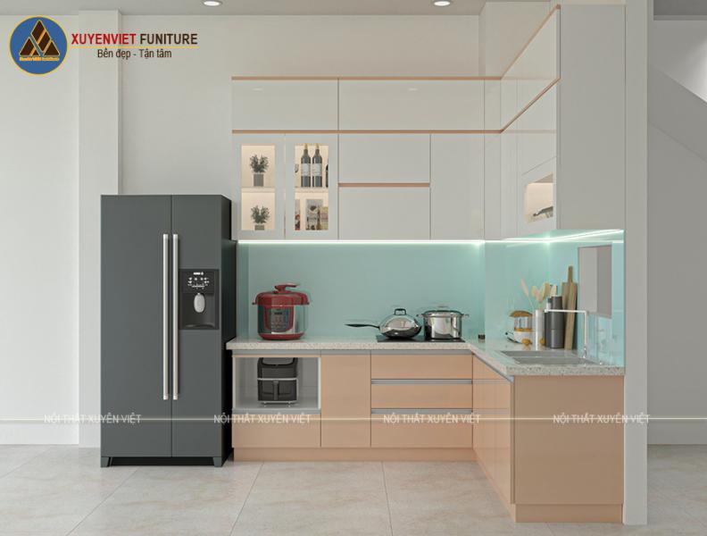   
          Tủ bếp bằng nhựa siêu bền nhà chị Phương Anh - Quận 10
