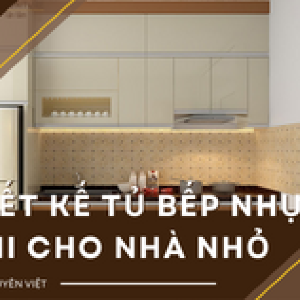   
          Thiết kế tủ bếp nhựa mini cho nhà nhỏ