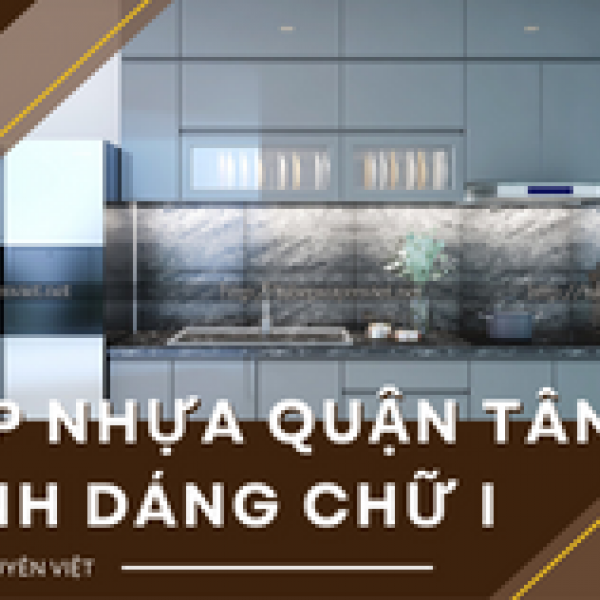   
          Tủ bếp nhựa quận Tân Bình kiểu dáng chữ I