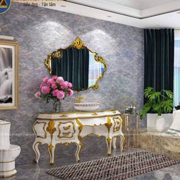   
          Tủ lavabo dát vàng - Lựa chọn sang trọng cho...