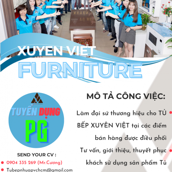   
          CÔNG TY TNHH TỦ BẾP XUYÊN VIỆT CẦN TUYỂN...