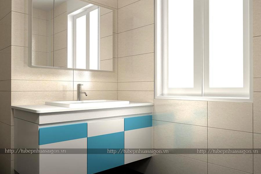   
          Muốn nhà tắm sành điệu phải chọn ngay tủ lavabo này