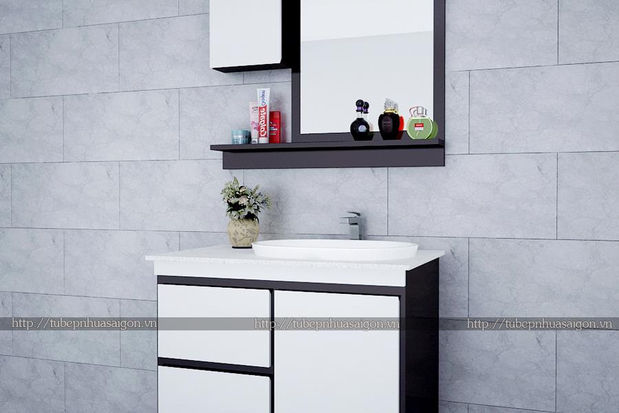   
          Mẫu tủ lavabo đẹp bằng nhựa XVL525