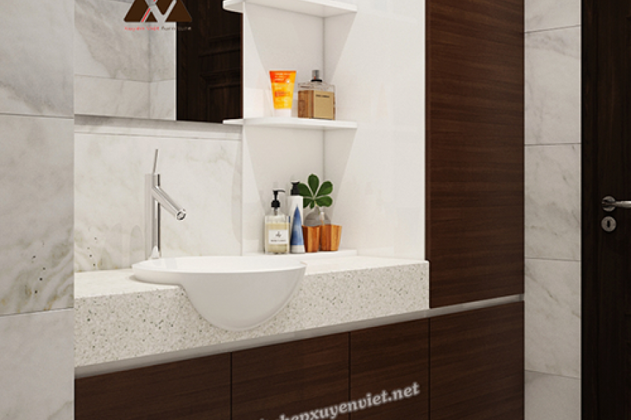   
          Tủ Lavabo nhựa Laminate biệt thự XVL605 