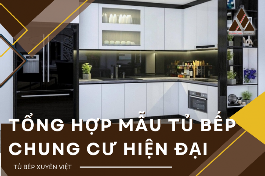   
          Tổng hợp mẫu tủ bếp chung cư hiện đại đẹp nhất 2023