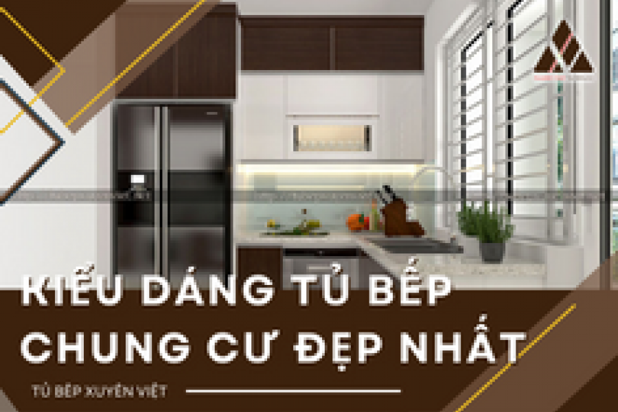   
          Tổng hợp kiểu dáng tủ bếp chung cư đẹp nhất