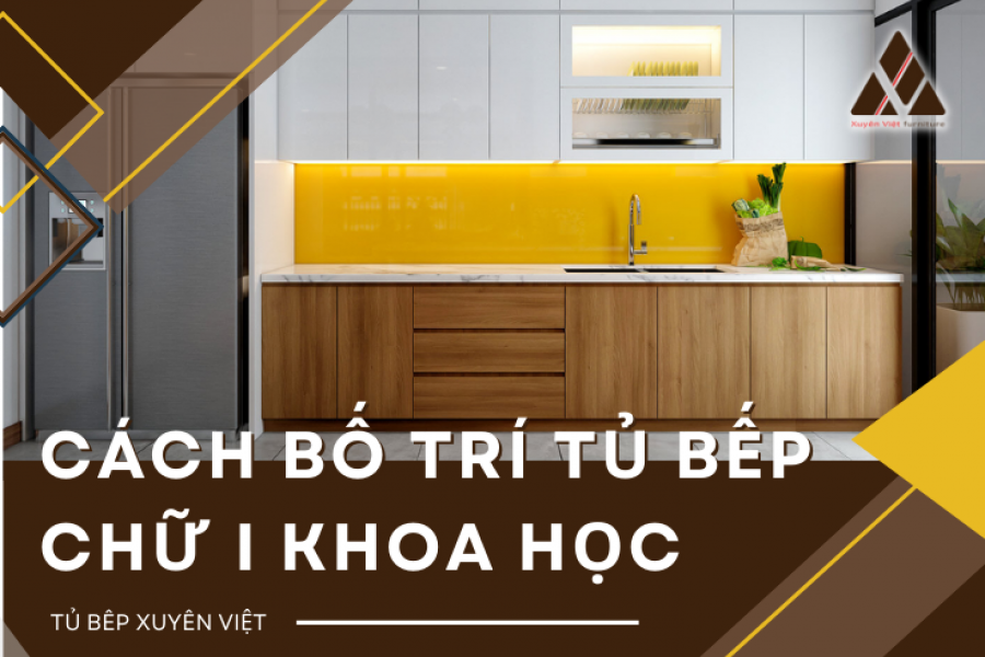   
          Cách bố trí tủ bếp chữ I một cách khoa học nhất