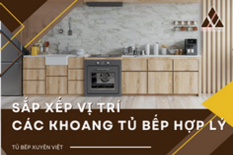   
          Cách sắp xếp vị trí các khoang tủ bếp một cách khoa học, tiện lợi