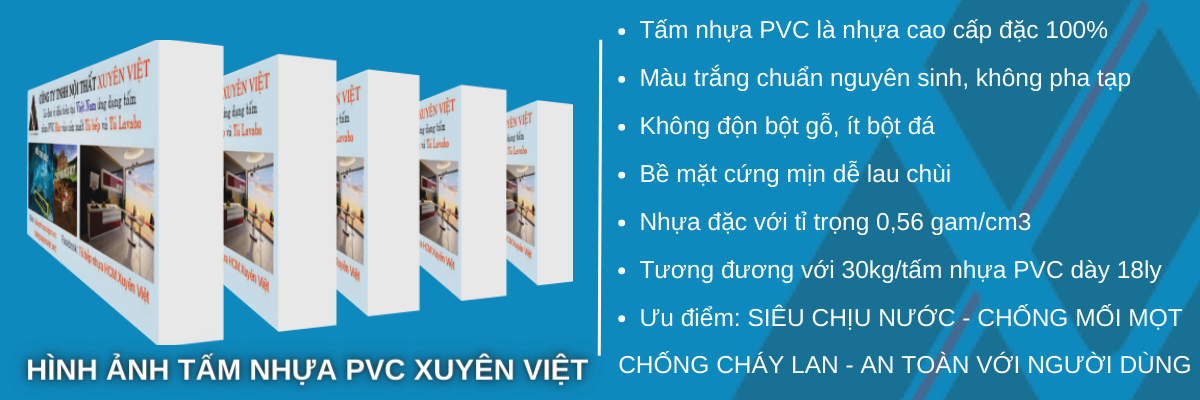 Tấm nhựa PVC ĐẶC tại Xuyên Việt